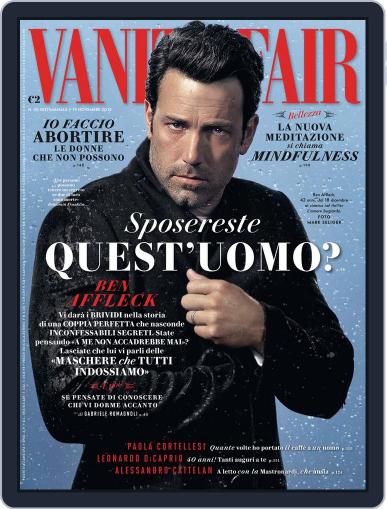 Vanity Fair Italia November 11th, 2014 Digital Back Issue Cover