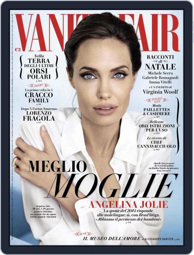 Vanity Fair Italia December 19th, 2014 Digital Back Issue Cover