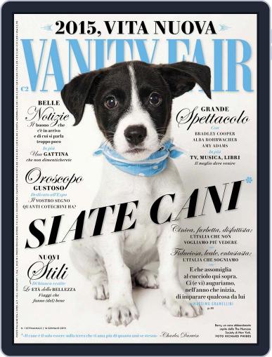 Vanity Fair Italia December 31st, 2014 Digital Back Issue Cover