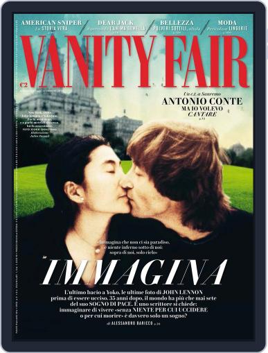 Vanity Fair Italia January 28th, 2015 Digital Back Issue Cover