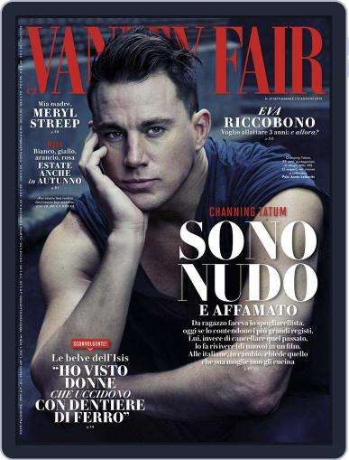 Vanity Fair Italia August 5th, 2015 Digital Back Issue Cover