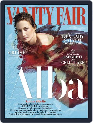 Vanity Fair Italia August 12th, 2015 Digital Back Issue Cover