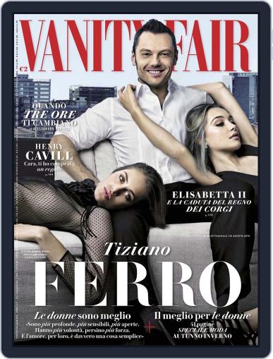 Vanity Fair Italia August 21st, 2015 Digital Back Issue Cover
