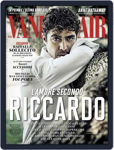 Vanity Fair Italia October 6th, 2015 Digital Back Issue Cover