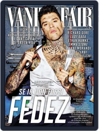 Vanity Fair Italia December 9th, 2015 Digital Back Issue Cover
