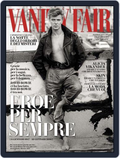 Vanity Fair Italia January 1st, 2016 Digital Back Issue Cover