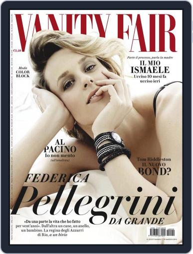 Vanity Fair Italia May 18th, 2016 Digital Back Issue Cover