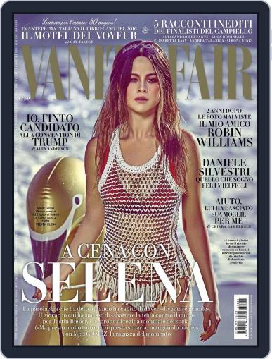 Vanity Fair Italia July 27th, 2016 Digital Back Issue Cover