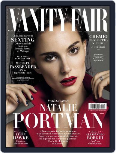 Vanity Fair Italia September 1st, 2016 Digital Back Issue Cover