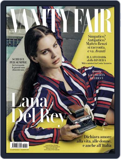 Vanity Fair Italia August 15th, 2017 Digital Back Issue Cover
