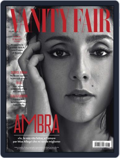 Vanity Fair Italia August 22nd, 2018 Digital Back Issue Cover