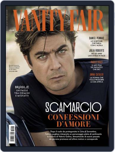 Vanity Fair Italia October 19th, 2018 Digital Back Issue Cover
