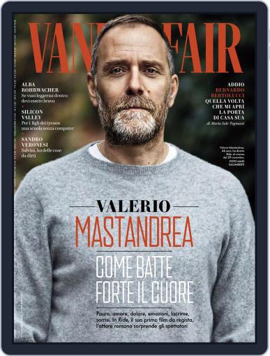 Vanity Fair Italia December 5th, 2018 Digital Back Issue Cover