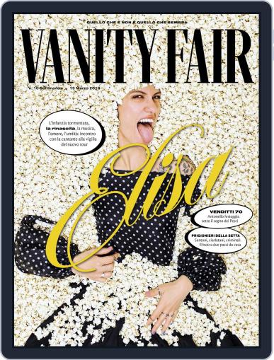 Vanity Fair Italia March 13th, 2019 Digital Back Issue Cover