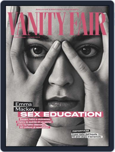 Vanity Fair Italia April 3rd, 2019 Digital Back Issue Cover