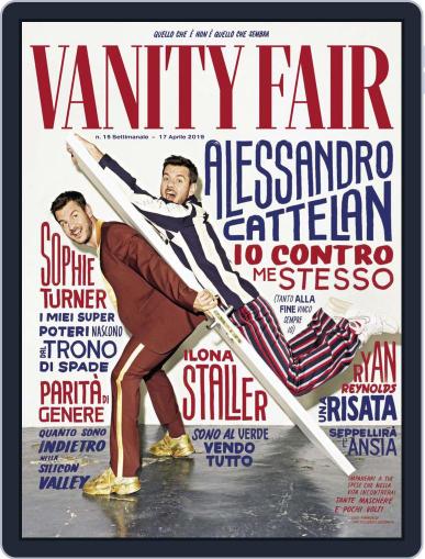 Vanity Fair Italia April 17th, 2019 Digital Back Issue Cover