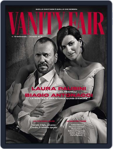 Vanity Fair Italia April 24th, 2019 Digital Back Issue Cover