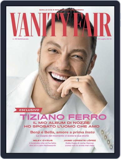 Vanity Fair Italia July 24th, 2019 Digital Back Issue Cover