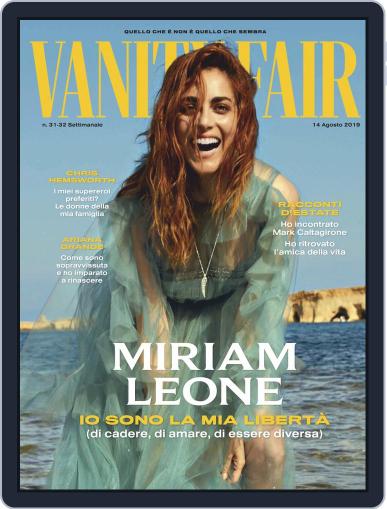 Vanity Fair Italia August 14th, 2019 Digital Back Issue Cover
