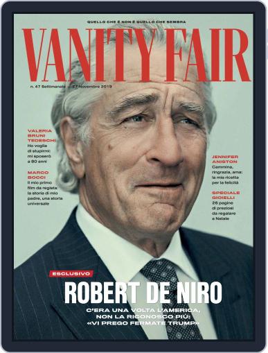 Vanity Fair Italia November 27th, 2019 Digital Back Issue Cover