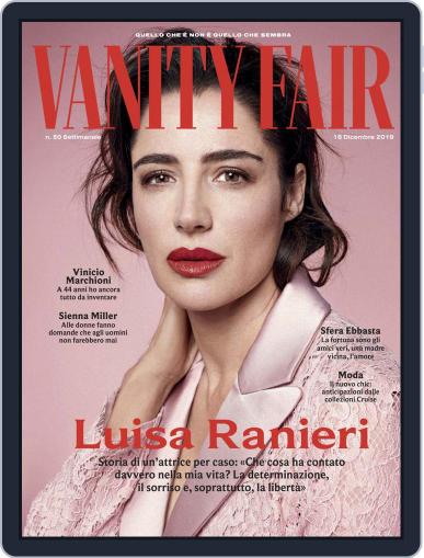 Vanity Fair Italia December 18th, 2019 Digital Back Issue Cover