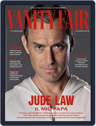 Vanity Fair Italia December 24th, 2019 Digital Back Issue Cover