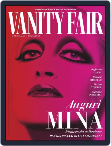 Vanity Fair Italia March 4th, 2020 Digital Back Issue Cover