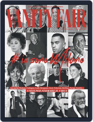 Vanity Fair Italia March 12th, 2020 Digital Back Issue Cover