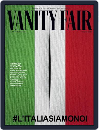 Vanity Fair Italia April 15th, 2020 Digital Back Issue Cover