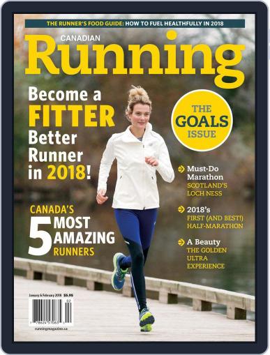 Canadian Running January 1st, 2018 Digital Back Issue Cover