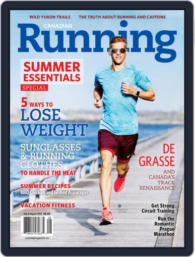 Canadian Running July 1st, 2018 Digital Back Issue Cover