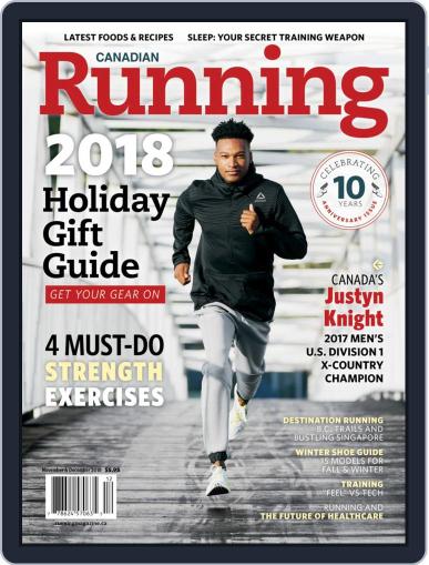 Canadian Running November 1st, 2018 Digital Back Issue Cover