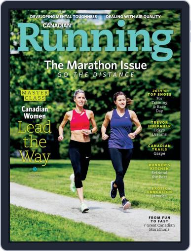 Canadian Running September 1st, 2019 Digital Back Issue Cover