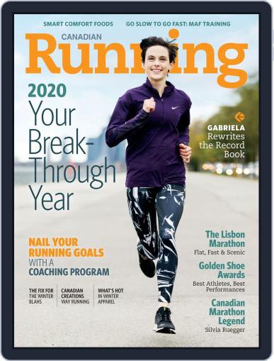 Canadian Running January 1st, 2020 Digital Back Issue Cover