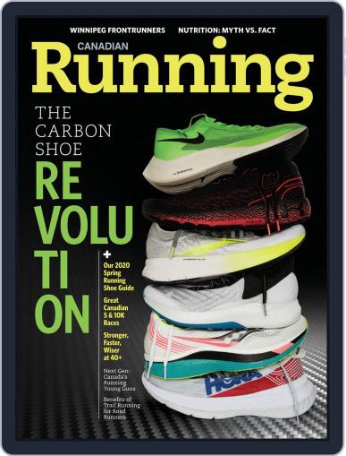 Canadian Running March 1st, 2020 Digital Back Issue Cover