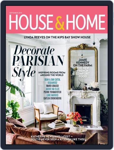 House & Home September 1st, 2019 Digital Back Issue Cover