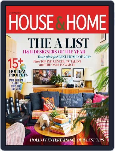 House & Home December 1st, 2019 Digital Back Issue Cover