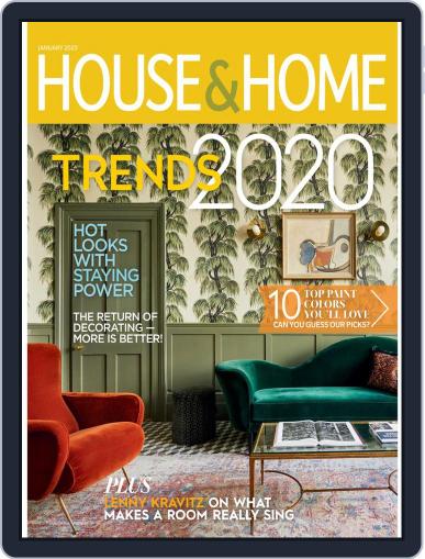 House & Home January 1st, 2020 Digital Back Issue Cover