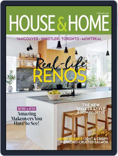 House & Home February 1st, 2020 Digital Back Issue Cover