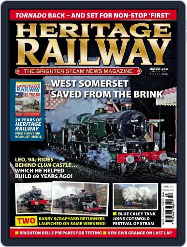 Heritage Railway March 15th, 2019 Digital Back Issue Cover