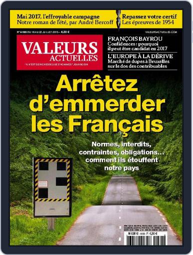 Valeurs Actuelles July 15th, 2015 Digital Back Issue Cover
