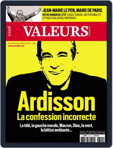 Valeurs Actuelles July 4th, 2019 Digital Back Issue Cover