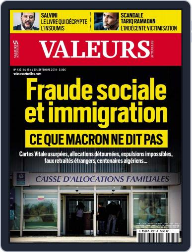Valeurs Actuelles September 19th, 2019 Digital Back Issue Cover