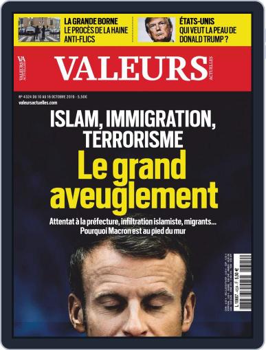 Valeurs Actuelles October 10th, 2019 Digital Back Issue Cover