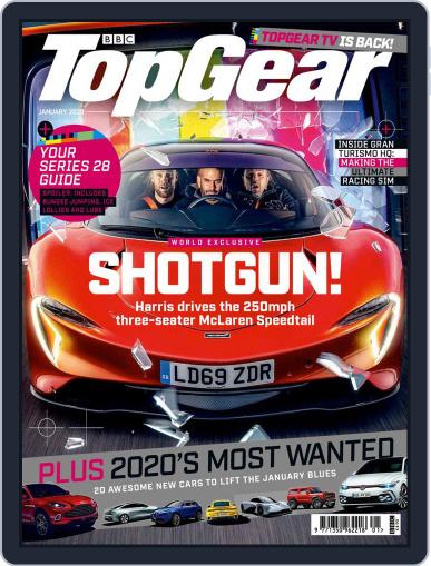 BBC Top Gear January 1st, 2020 Digital Back Issue Cover