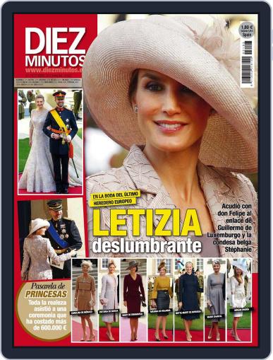 Diez Minutos October 22nd, 2012 Digital Back Issue Cover