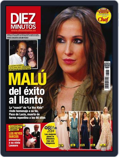 Diez Minutos March 4th, 2014 Digital Back Issue Cover