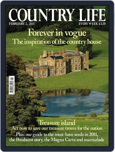 Country Life February 1st, 2011 Digital Back Issue Cover