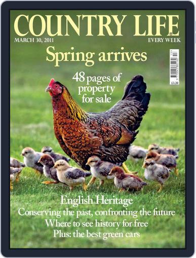 Country Life March 30th, 2011 Digital Back Issue Cover