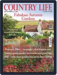 Country Life (Digital) Subscription                    September 13th, 2011 Issue